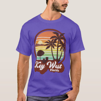Camiseta Chave antiga do oeste da Flórida retrô anos 60 70