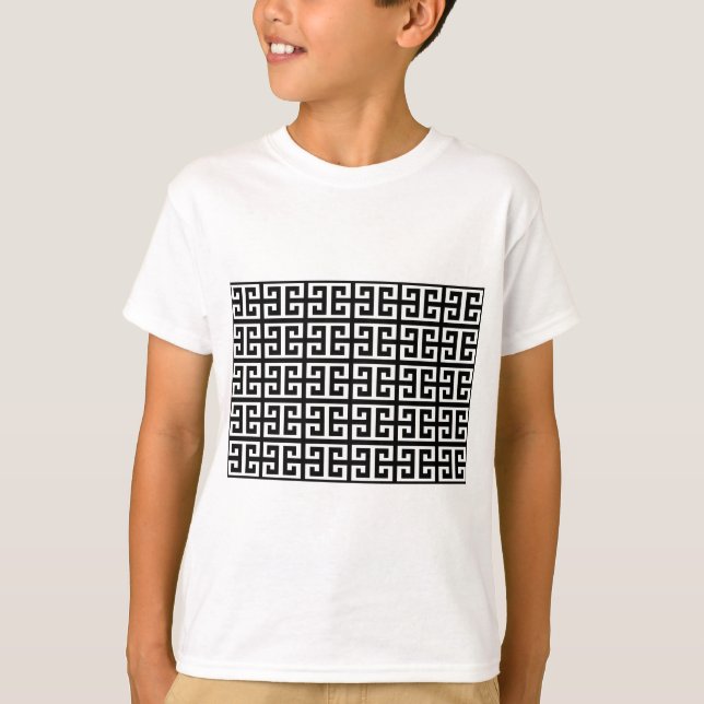 Camiseta chave branca escura (Frente)