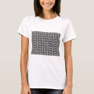 Camiseta chave branca escura