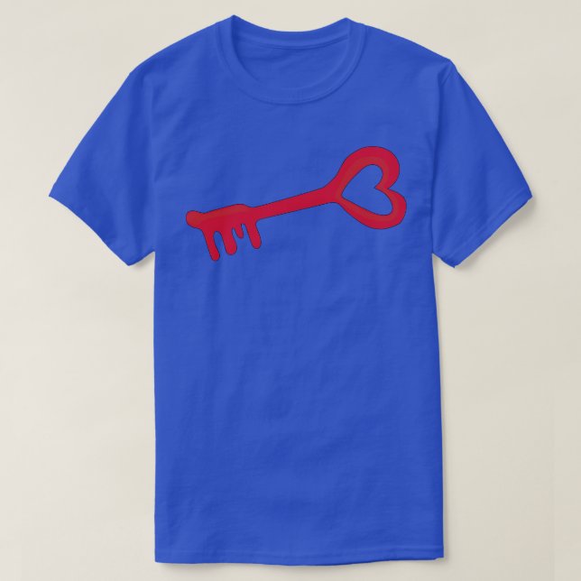 Camiseta Chave de Amor Coração (Frente do Design)