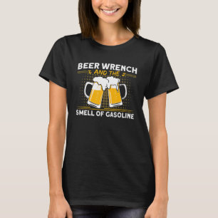 Camiseta Chave de Fenda de Cerveja Masculina Cheiro de Gaso