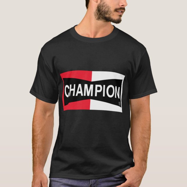 Camiseta Chave de ignição do campeão (Frente)
