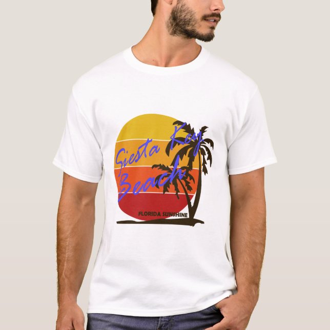 Camiseta Chave de sesta de Verão - Flórida (Frente)