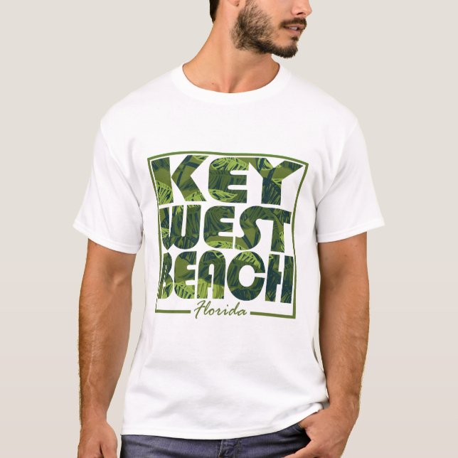 Camiseta Chave de verão oeste - florida (Frente)