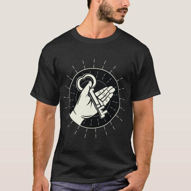 Camiseta Chave do Coração da Vida (Frente)