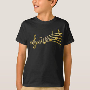 Camiseta Chave dourada do violino