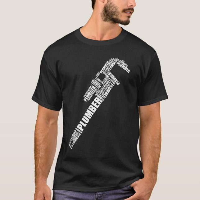 Camiseta Chave inglesa do pipe de instalação (Frente)