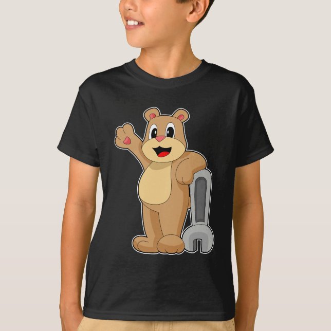 Camiseta Chave Mecânica do Urso (Frente)