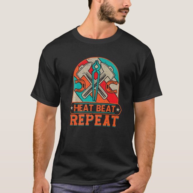 Camiseta Chaveiro de repetições de calor (Frente)