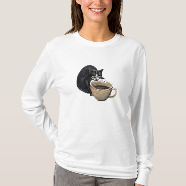 Camiseta Chávena de café (Frente)