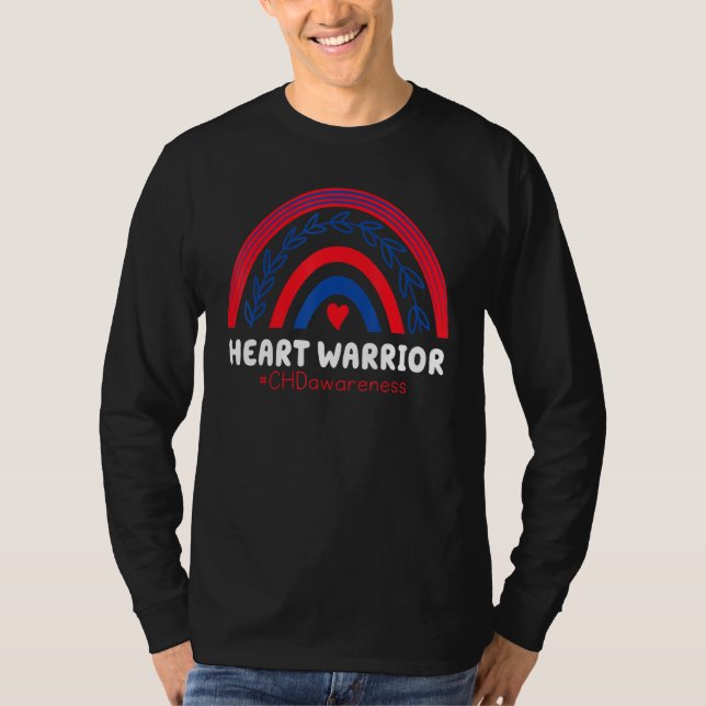 Camiseta Chd Warrior Red & Blue Rainbow Ele Desperta (Frente)