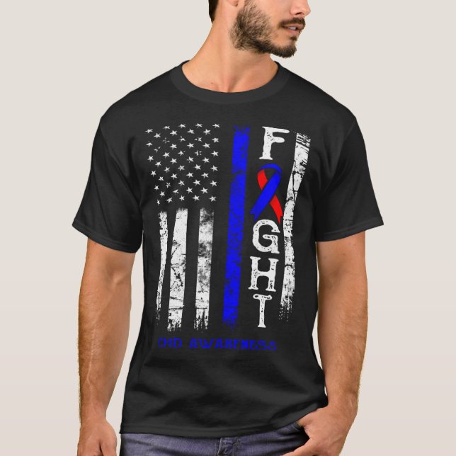Camiseta CHD Warrior US Flag (Frente)