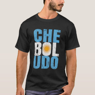 Camiseta Che Boludo Impressão Engraçado Orgulho Argentino P