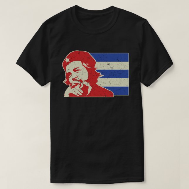 Camiseta Che Guevara Cuban Flag Zazzle Brasil