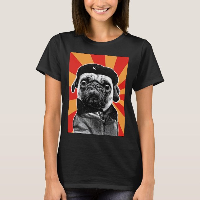 Camiseta che pug Clássico 286 (Frente)