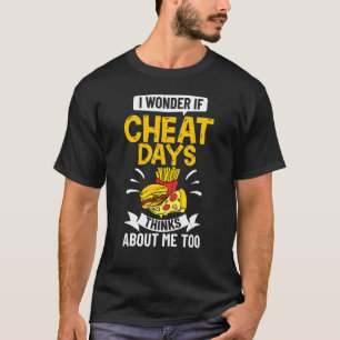 Camiseta Cheat Day Diet Workout Cotações Malhação Gyp