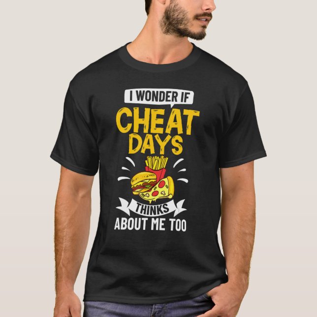 Camiseta Cheat Day Diet Workout Cotações Malhação Gyp (Frente)