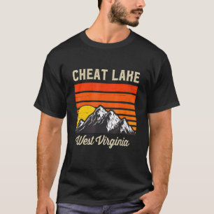 Camiseta Cheat Lake West Virginia Retro City State Usa