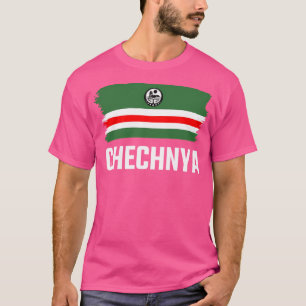 Camiseta Chechênia Sinalizador checheno Ativo