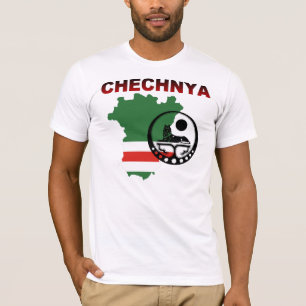 Camiseta Chechnya + Map + Gerb