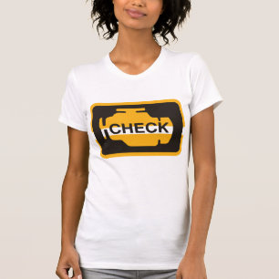 Camiseta Check Engine Light Womens T-Shirt