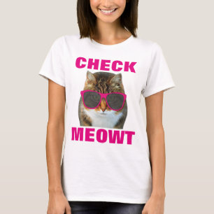 Camiseta CHECK MEOWT Cat T-shirts