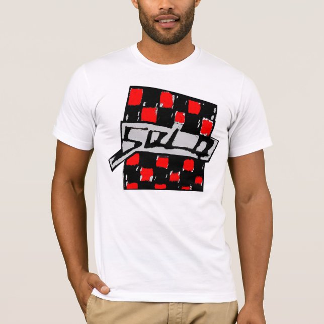 Camiseta Checkerd de solo (Frente)