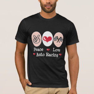 Camiseta Checkered da bandeira da auto competênci