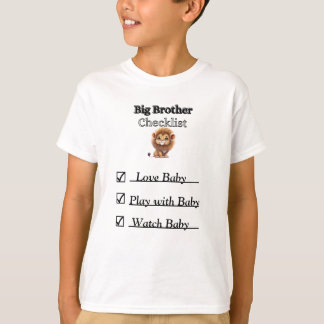 Camiseta Checklist para T-shirt do Big Brother