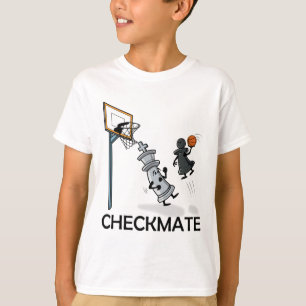 Camiseta Checkmat Do Chess Player Chessboxe E Do Sketll Lov
