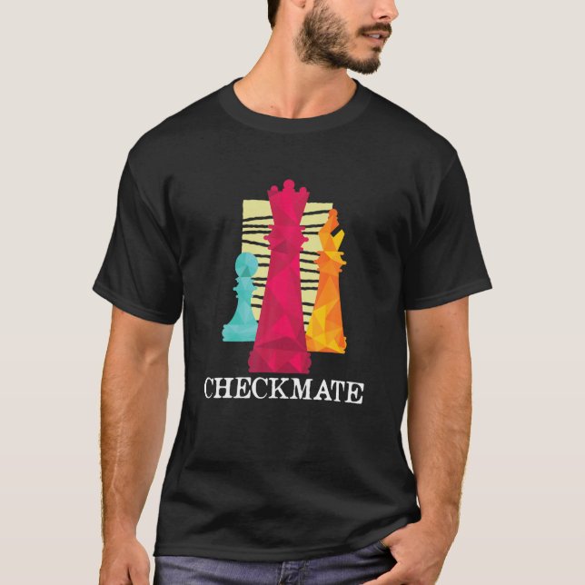 Camiseta Checkmate Chess Tee Game Humor Set Player Ch (Frente)