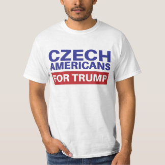 Camiseta Checos Americanos Por Trump - República Das Eleiçõ
