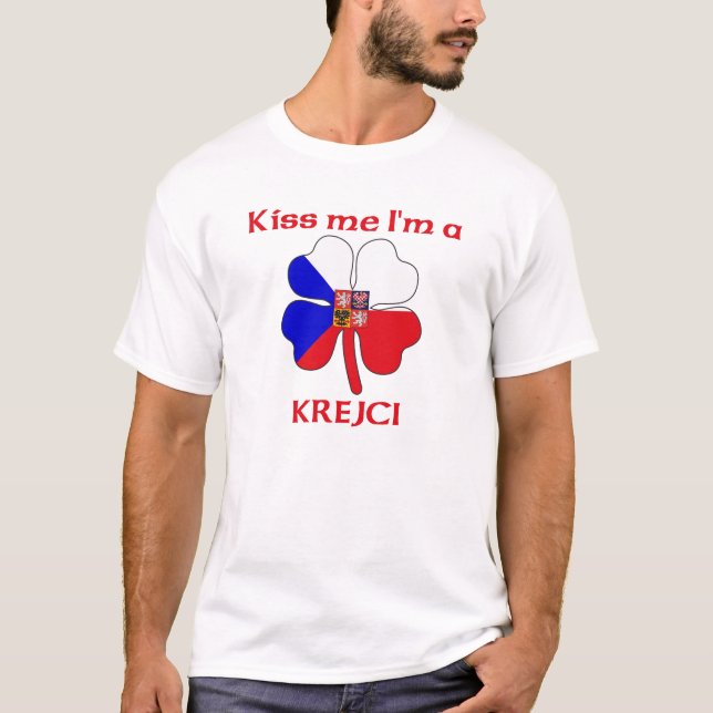 Camiseta Checos personalizados beijam-me que eu sou Krejci (Frente)