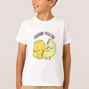 Camiseta Cheddar Juntos Engraçado Comida
