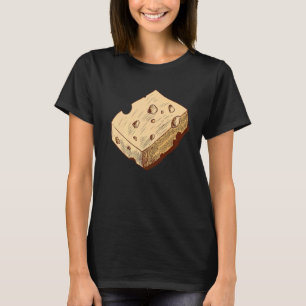 Camiseta Cheddar Queijo de queijo Cheddar, desagradável