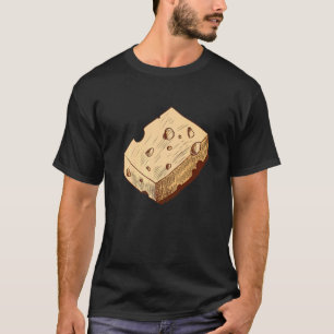 Camiseta Cheddar Queijo de queijo Cheddar, desagradável