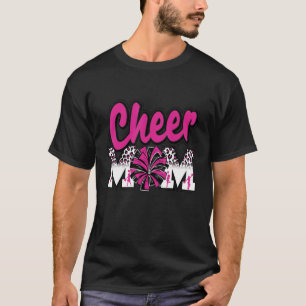 Camiseta "Chee Mamãe Quente Pink Black Leopard Letters" "Ch