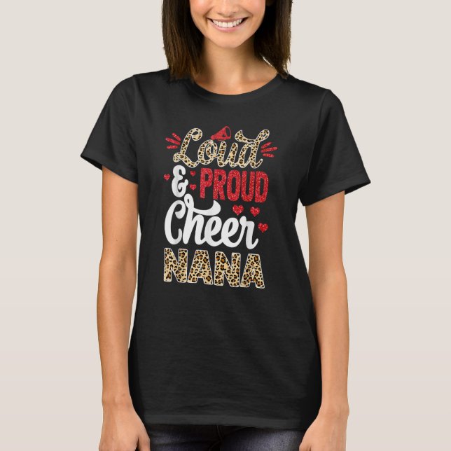 Camiseta Chee Nana, A Maior Impressão Fã Leopardo E Pom (Frente)