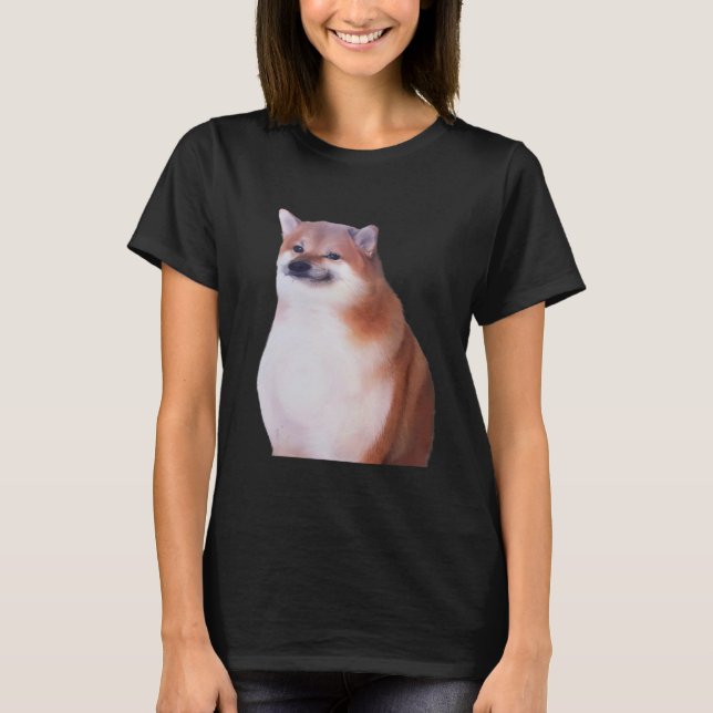 Camiseta Cheebs Dog Shiba Inu Memu Cheems Tracksim Cão M (Frente)