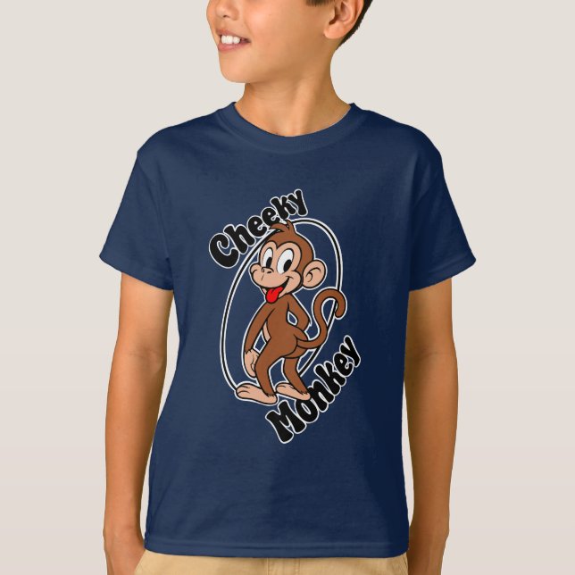 Camiseta Cheeky Monkey Kids (Frente)