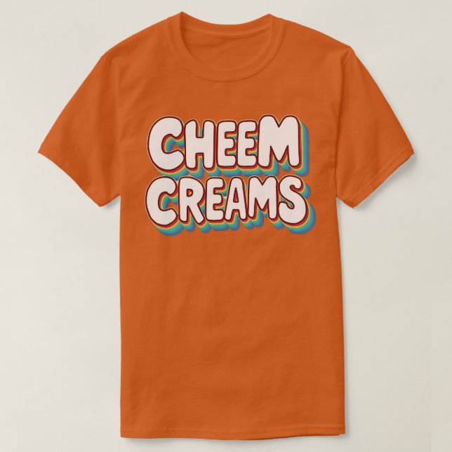Camiseta Cheem Creams (Frente do Design)