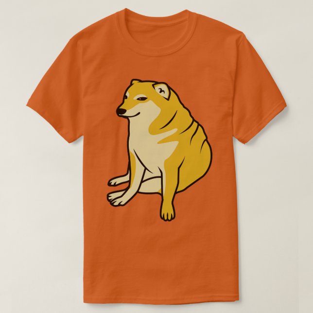 Camiseta Cheems Shiba (Frente do Design)