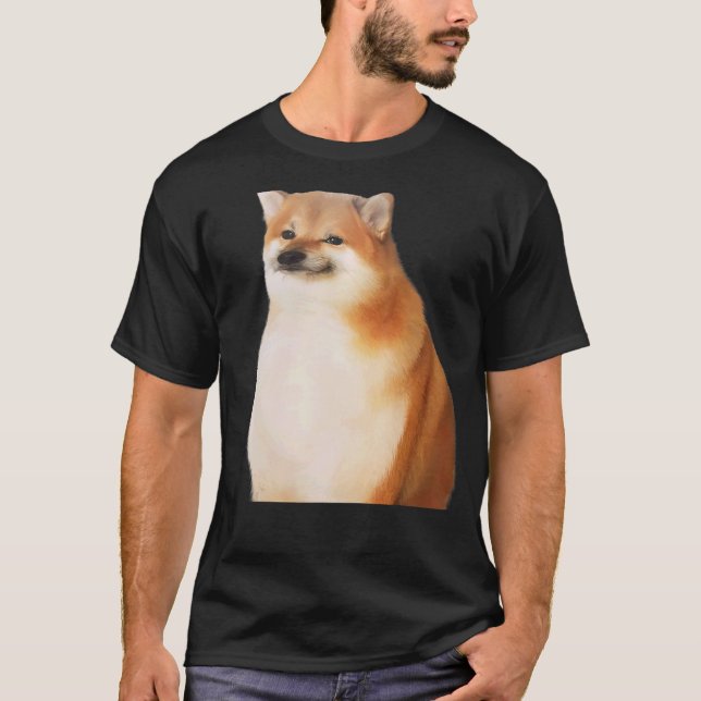 Camiseta Cheems Shiba Inu Meme Cheebs Bonk Dog Chems B (Frente)