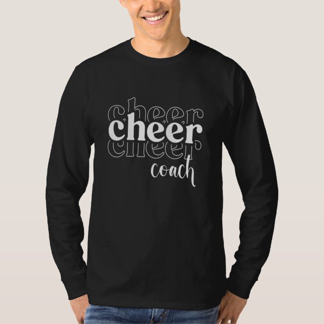 Camiseta Cheer Coach Cheerleader Cheerleading Coach (Frente)