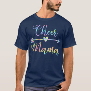 Camiseta Cheer Mama Tie Dye Cheerleader Mamãe Figurino