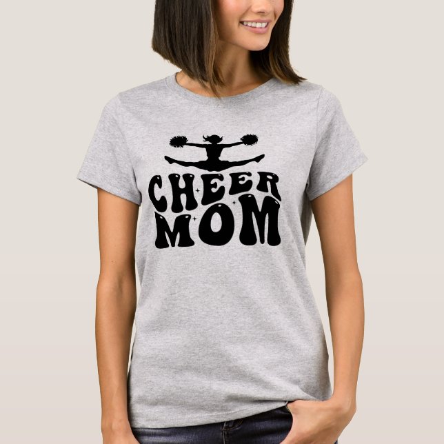 Camiseta "Cheer Mamãe T-shirt" (Frente)