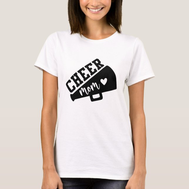 Camiseta "Cheer Mamãe T-shirt" (Frente)
