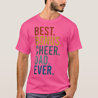 Camiseta Cheerdancing Best Bonus Cheer Dad Ever Cheerleadin