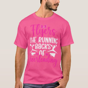 Camiseta Cheerfolhetos As Costas Correntes Da Mosca Da Torc