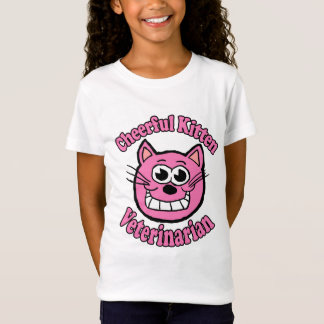 Camiseta Cheerful Kitten Veterinarian